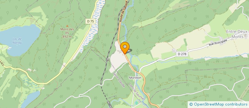 localisation de l'entreprise SCI PINPIN  ENTRE-DEUX-MONTS