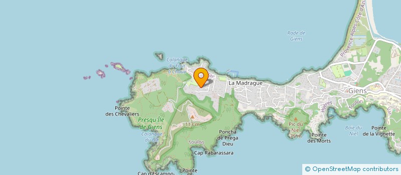 localisation de l'entreprise SCI PINS ET SOLEIL à HYERES