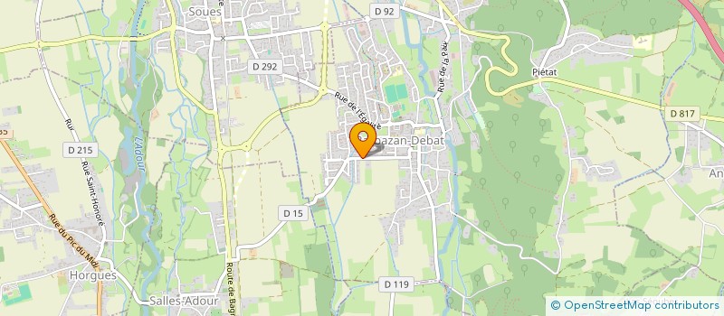 localisation de l'entreprise SCI PINS LAC OCEAN  BARBAZAN-DEBAT