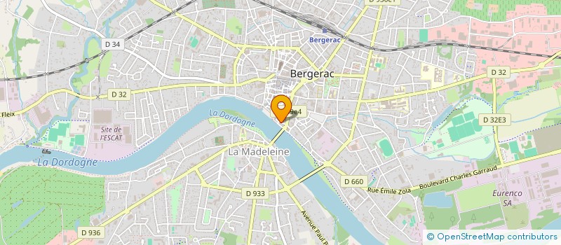 localisation de l'entreprise SCI PINSARD SOCIETE EN LIQUIDATION à BERGERAC