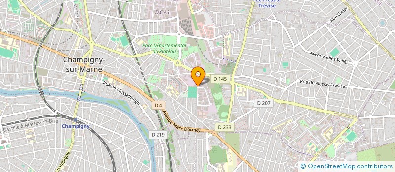 localisation de l'entreprise SCI PINSON  CHAMPIGNY-SUR-MARNE