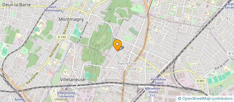 localisation de l'entreprise SCI PINSON à PIERREFITTE-SUR-SEINE