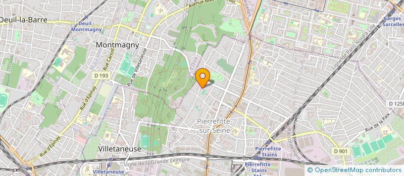 localisation de l'entreprise SCI PINSON à PIERREFITTE-SUR-SEINE