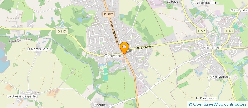 localisation de l'entreprise SCI PINSON IMMOBILIER  GENESTON