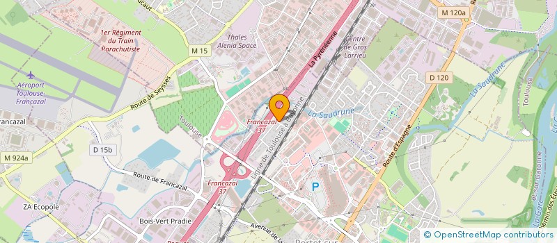 localisation de l'entreprise SCI PINSONS  PORTET-SUR-GARONNE