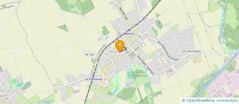 localisation de l'entreprise SCI PINTEAUX  WAVRIN