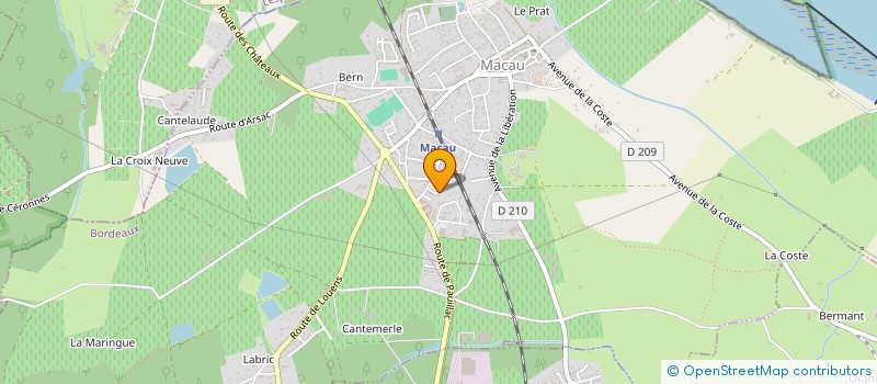 localisation de l'entreprise SCI PINTOL  MACAU