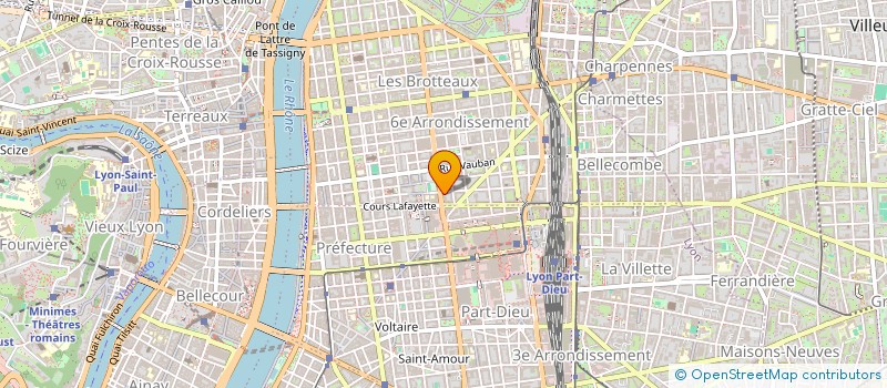 localisation de l'entreprise SCI PINTUFFAUD  LYON