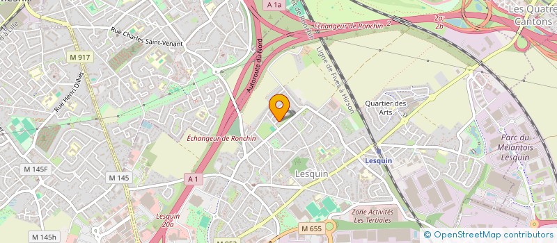 localisation de l'entreprise SCI PINZET à LESQUIN