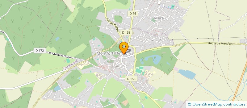 localisation de l'entreprise SCI PINZUTI  MONTFORT-L'AMAURY