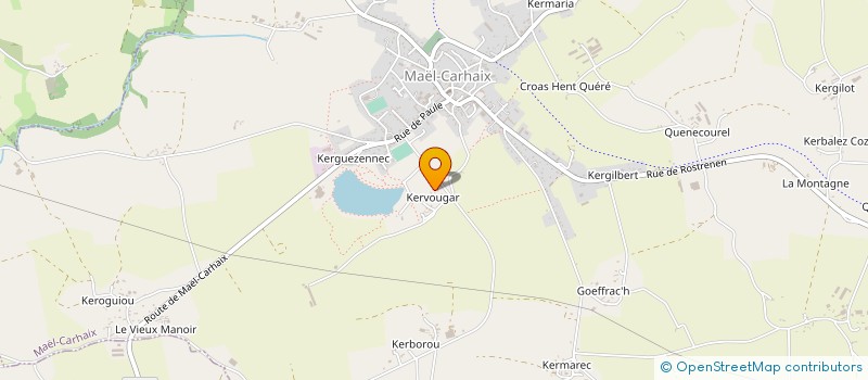 localisation de l'entreprise SCI PIOCH LOTOUX  MAEL-CARHAIX