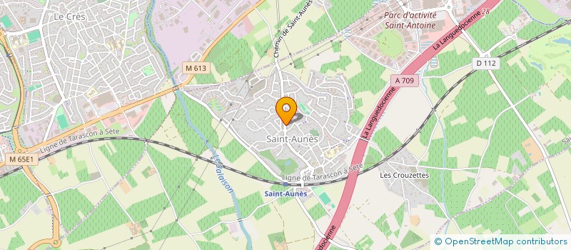 localisation de l'entreprise SCI PIOCH PALAT  SAINT-AUNES