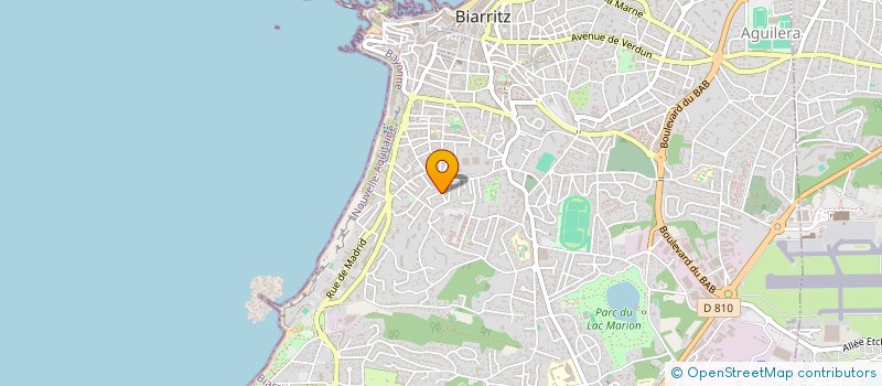 localisation de l'entreprise SCI PIOCHE à BIARRITZ
