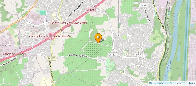 localisation de l'entreprise SCI PIOCHETTES 2  IRIGNY