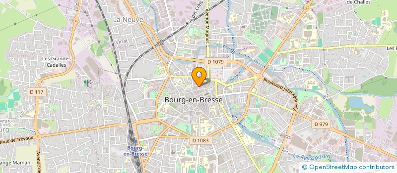 localisation de l'entreprise SCI PIODA à BOURG-EN-BRESSE