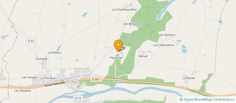 localisation de l'entreprise SCI PION à RUFFEC