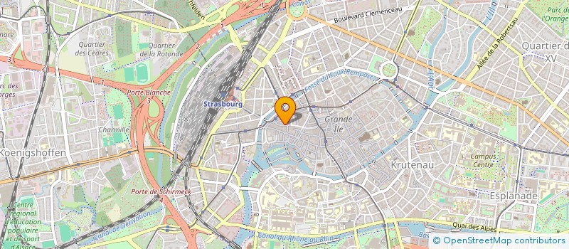 localisation de l'entreprise SCI PION VII  STRASBOURG