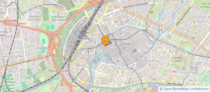 localisation de l'entreprise SCI PION XII  STRASBOURG