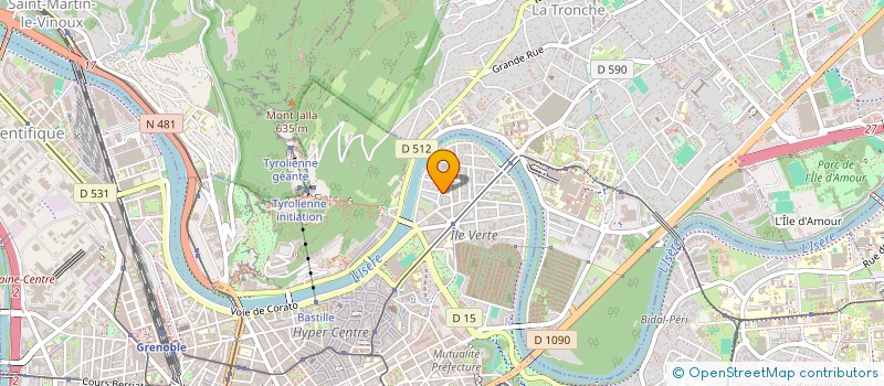 localisation de l'entreprise SCI PIONPOUPIN  GRENOBLE