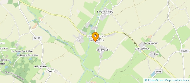 localisation de l'entreprise SCI PIOSAR  RIVES-DU-FOUGERAIS