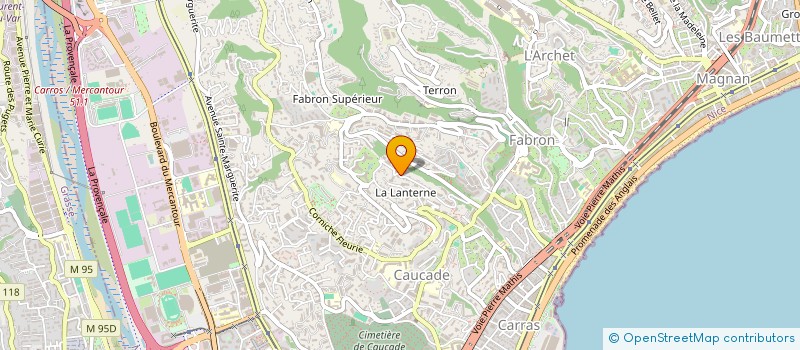 localisation de l'entreprise SCI PIOT  CONTES