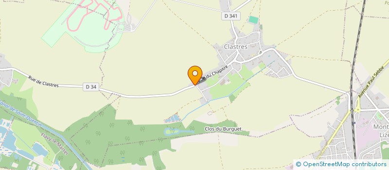 localisation de l'entreprise SCI PIOT  CLASTRES