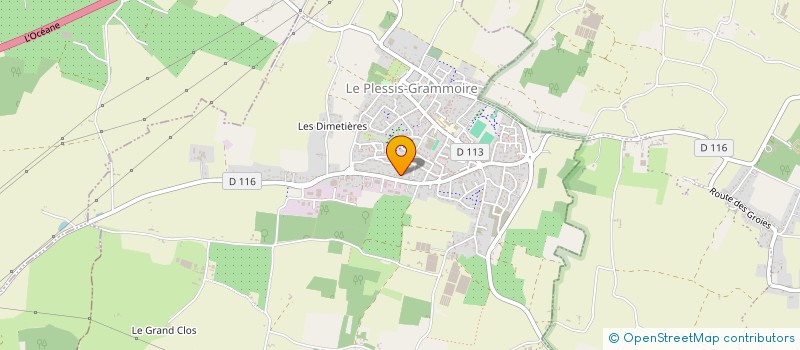 localisation de l'entreprise SCI PIOTET  LE PLESSIS-GRAMMOIRE