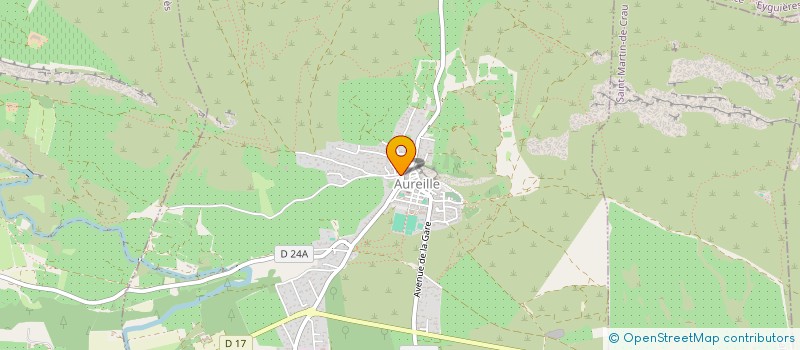 localisation de l'entreprise SCI PIOU PIOU DES OPIES  AUREILLE