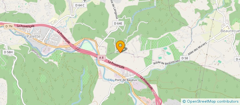 localisation de l'entreprise SCI PIOU PIOU LA SARDINE  MEYREUIL