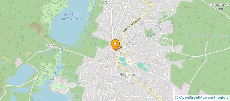 localisation de l'entreprise SCI PIOULOUSE  BISCARROSSE