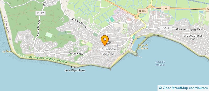 localisation de l'entreprise SCI PIPANE à LA TRANCHE-SUR-MER