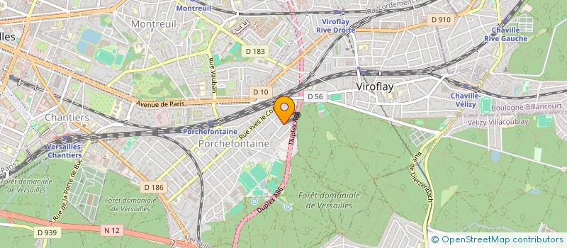 localisation de l'entreprise SCI PIPENGAILLE  VERSAILLES