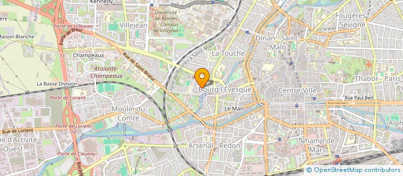 localisation de l'entreprise SCI PIPER  RENNES