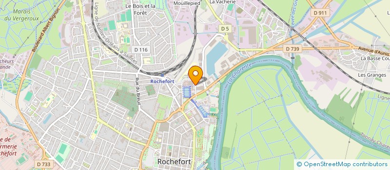 localisation de l'entreprise SCI PIPET  ROCHEFORT