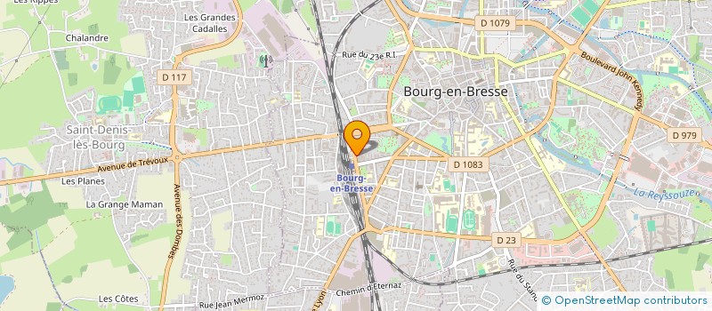 localisation de l'entreprise SCI PIPHIL à BOURG-EN-BRESSE