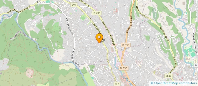 localisation de l'entreprise SCI PIPISTRELLA  LA COLLE-SUR-LOUP