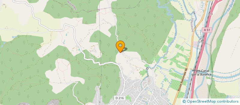 localisation de l'entreprise SCI PIPISTRELLE  VILLENEUVE