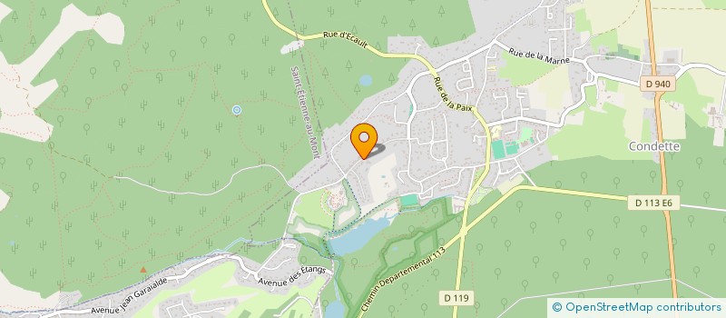 localisation de l'entreprise SCI PIPOTS  CONDETTE