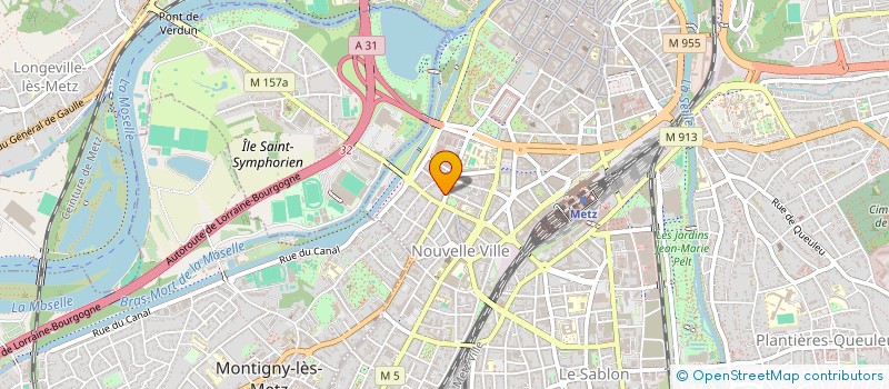 localisation de l'entreprise SCI PIQUE  METZ