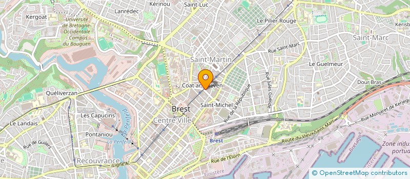 localisation de l'entreprise SCI PIQUET  BREST