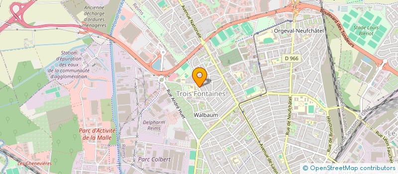 localisation de l'entreprise SCI PIQUET  REIMS