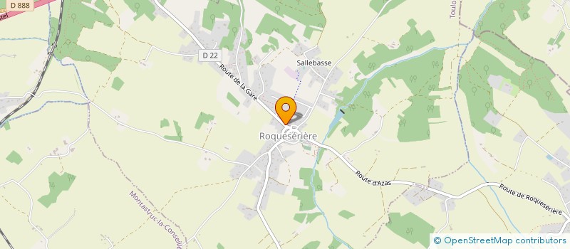 localisation de l'entreprise SCI PIQUET ZAHND  ROQUESERIERE