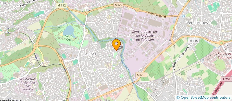 localisation de l'entreprise SCI PIQUETIT  LE CRES