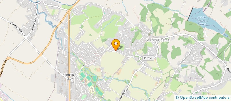 localisation de l'entreprise SCI PIQUILLOS 64 à SERRES-CASTET