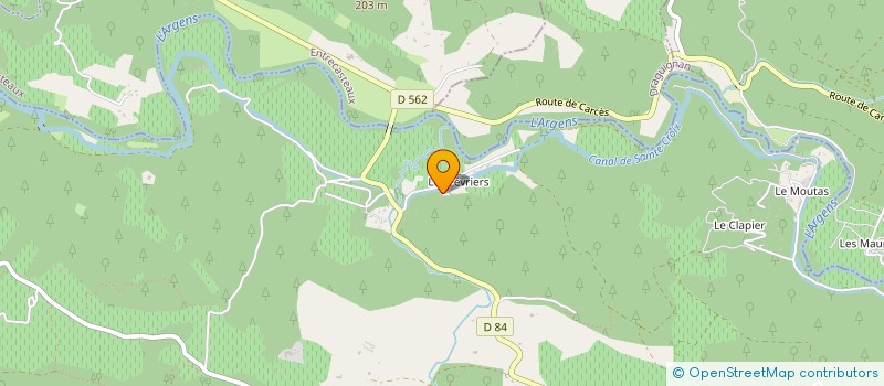 localisation de l'entreprise SCI PIQUORMEAUX  LE THORONET