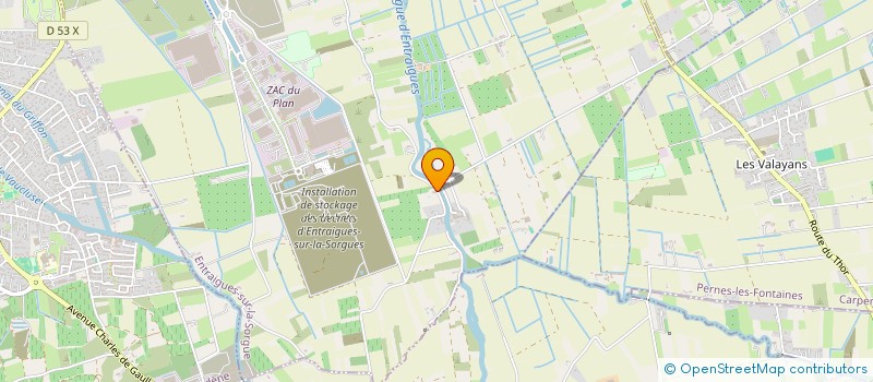 localisation de l'entreprise SCI PIQUPEYRE  ENTRAIGUES-SUR-LA-SORGUE