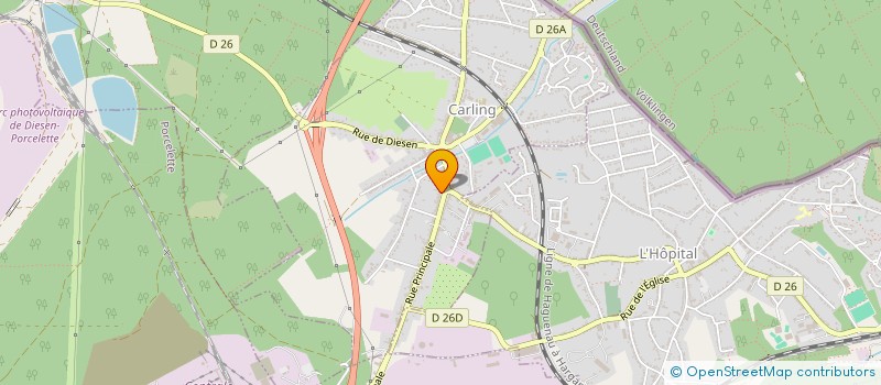 localisation de l'entreprise SCI PIRA  CARLING