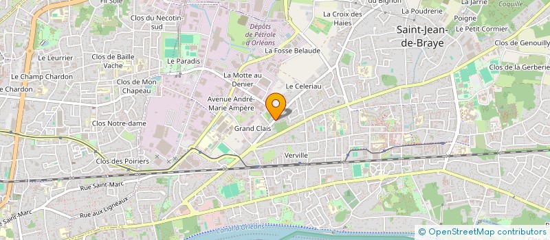 localisation de l'entreprise SCI PIRA à SAINT-JEAN-DE-BRAYE