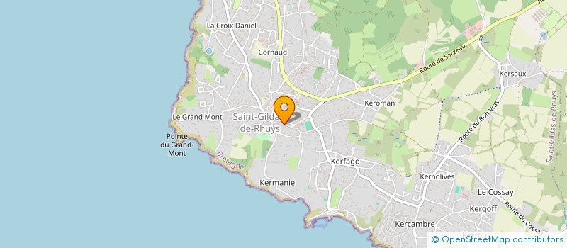 localisation de l'entreprise SCI PIRATES DU GRANNEC  SAINT-GILDAS-DE-RHUYS
