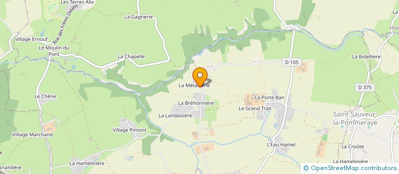 localisation de l'entreprise SCI PIRAUD IMMOBILIER  SAINT-JEAN-DES-CHAMPS